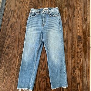 Ankle Straight Ultra High Rise